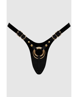 Harnais Fabulous noir vernis - Strap On Me
