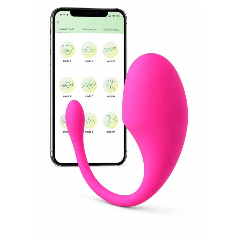 Oeuf vibrant Connecté COUPLE Luvegg - par DIK