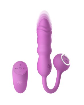 Mini vibro va-et-vient télécommandé - Good Vibes Only