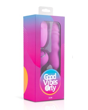 Mini vibromasseur va-et-vient télécommandé - Poit G et Clitoris - par Good Vibes Only