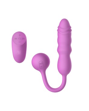 Mini vibro va-et-vient télécommandé - Good Vibes Only