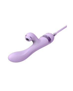 Vibromasseur Rabbit 3 en 1 Purple Sucker - par DIK