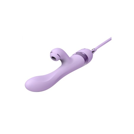 Vibromasseur Rabbit 3 en 1 Purple Sucker - par DIK