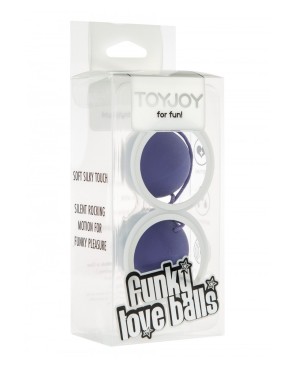 Funky Love Balls violet Boules de Geisha par ToyJoy
