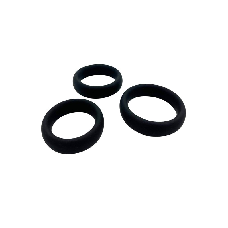 Kit 3 cockrings Sensual Pleasure Rings - Performances sexuelles - Par Alive